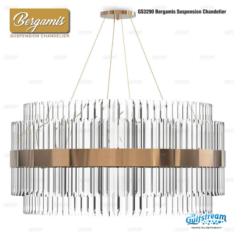 GS3290 BERGAMIS SUSPENSION CHANDELIER