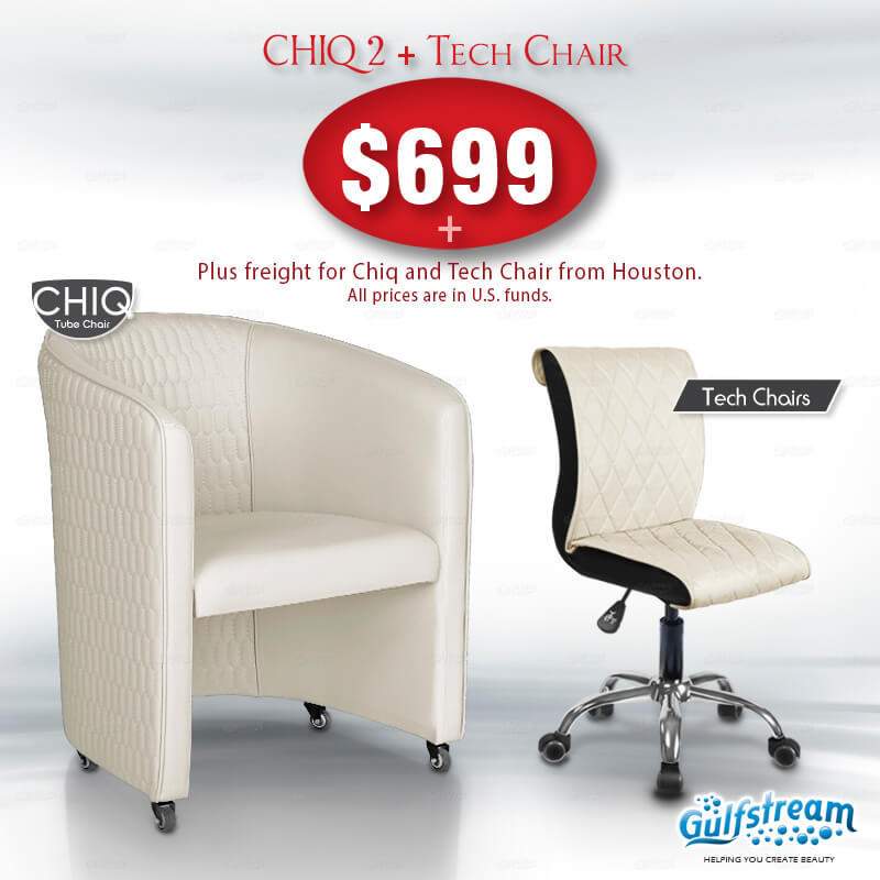 GS9057-02 – GHẾ CHIQ 2 GHẾ CHẦN BÔNG & GS9020 – GHẾ ĐẨU TECH