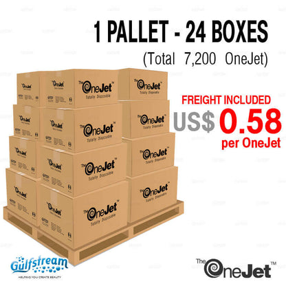 ONEJET (7200 ONEJET TRONG 24 HỘP, 1 KIỆN, $0.58 MỖI CHIẾC)