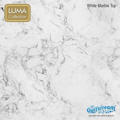 GS9153 LUMA RECEPTION DESK (WHITE GLOSS)