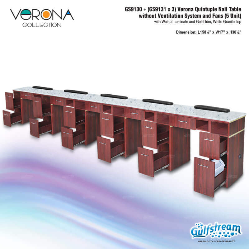 GS9130   (GS9131 x 3) Verona Quintuple Nail Table_Feb2020_2
