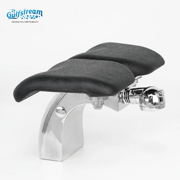 GS2107-01 Chrome Short Curved Footrest